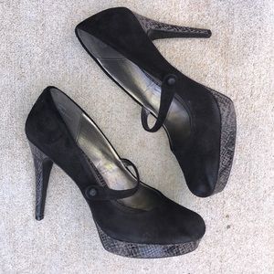 Audrey Brooke Black AB JANCIS Heels